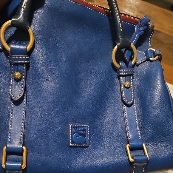 Dooney & Bourke Florentine Leather Satchel - Picture 11 of 16